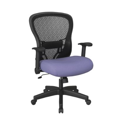 Picture of Office Star Space Seating 529 Series Deluxe Ergonomic Mesh Mid-Back Chair, Violet