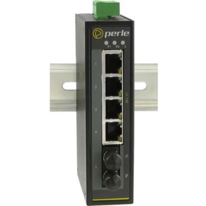 Picture of Perle IDS-105F-M2ST2 - Industrial Ethernet Switch - 5 Ports - 10/100Base-TX, 100Base-FX - 2 Layer Supported - Rail-mountable, Wall Mountable, Panel-mountable - 5 Year Limited Warranty