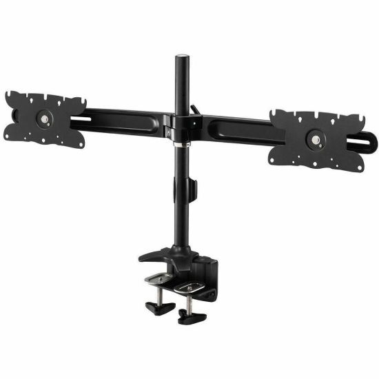 Picture of Amer AMR2C32 Clamp Mount for Monitor - Landscape/Portrait - TAA Compliant - Height Adjustable - 2 Display(s) Supported - 32in Screen Support - 27 lb Load Capacity - 75 x 75, 100 x 100, 200 x 200 - VESA Mount Compatible