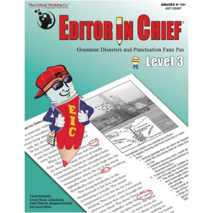 Picture of The Critical Thinking Co. Editor In Chief Level 3 Workbook, Grades 9-12