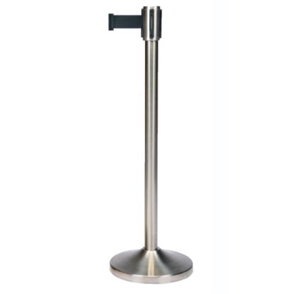 Picture of CSL Stanchions With 9ft Retractable Belts, Stainless, Pack Of 2 Stanchions