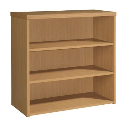 Picture of Office Star Denmark 31inH 3-Shelf Bookcase With Lockdowel Fastening System, Natural