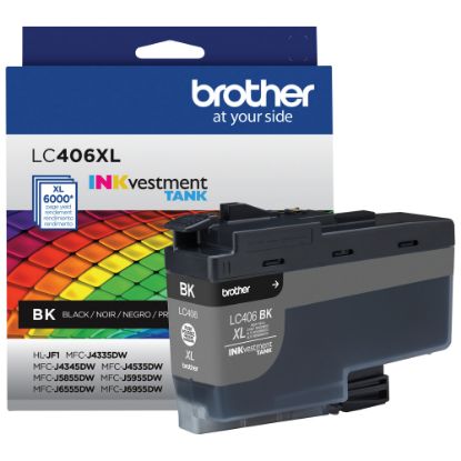 Picture of Brother LC406XL INKvestment Black High-Yield Ink Tank, LC406XLBK