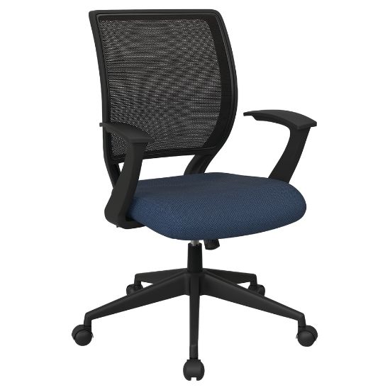 Picture of Office Star Work Smart Mesh Task Chair, Blue Galaxy/Black