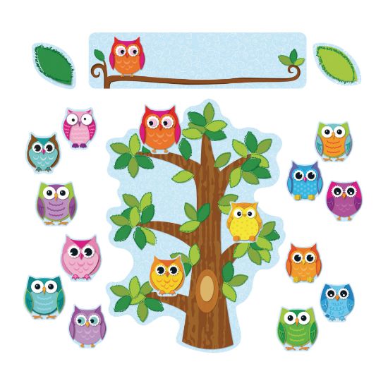 Picture of Carson-Dellosa Bulletin Board Set, Colorful Owls Behavior, Grades Pre-K - 5