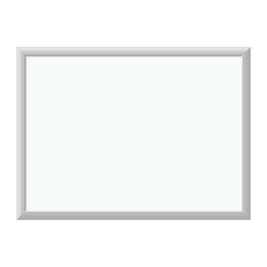 Picture of U Brands Magnetic Dry-Erase Board, 24in X 18in, Silver Aluminum Frame, Actual Size 23in X 17in (070U00-01)