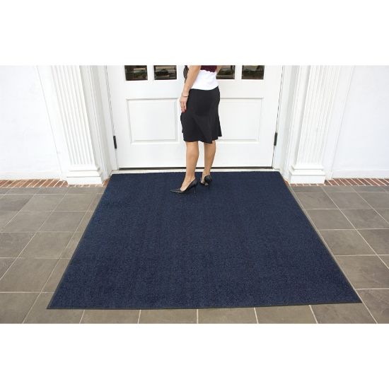 Picture of M+A Matting Brush Hog Floor Mat, 3ft x 5ft, Navy Brush