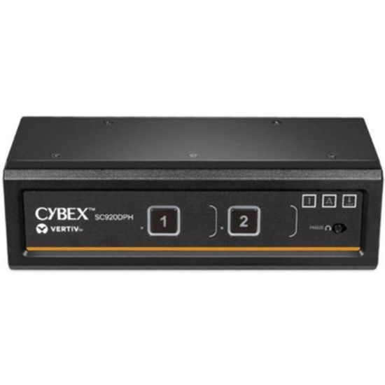 Picture of Vertiv Cybex SC900 Secure KVM | Dual Head | 2 Port Universal DisplayPort | NIAP version 4.0 Certified - Secure Desktop KVM Switches | Secure KVM Switch | Dual Head | NIAP Certified | Secure Keyboard