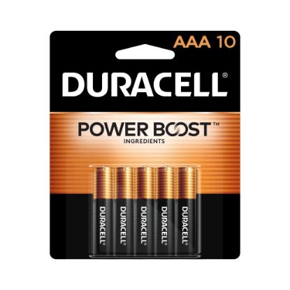 Picture of Duracell Coppertop AAA Alkaline Batteries, Pack Of 10