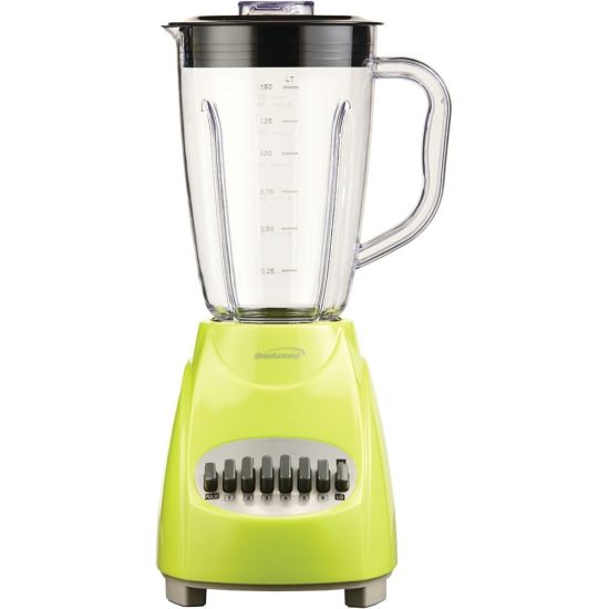 Picture of Brentwood (JB-220G) 12 Speed Blender Plastic Jar - Lime Green - 350 W - 1.59 quart - 12 Speed Setting(s) - Lime Green