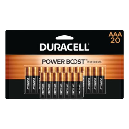 Picture of Duracell Coppertop AAA Alkaline Batteries, Pack Of 20