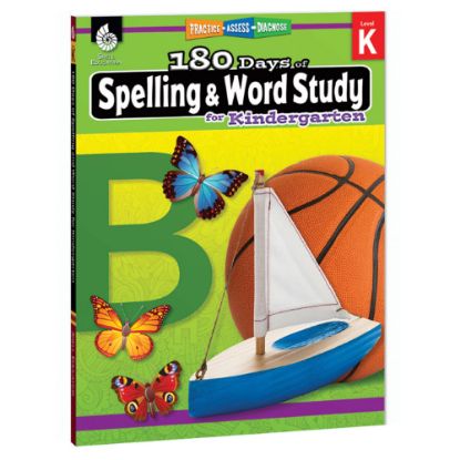 Picture of Shell Education 180 Days Of Spelling And Word Study, Kindergarten