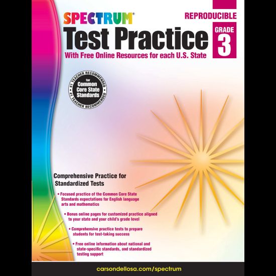 Picture of Spectrum Test Practice Workbook, Grade 3