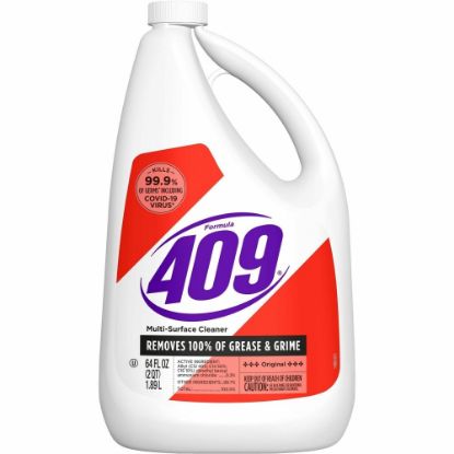 Picture of Formula 409 Multi-Surface Cleaner Refill Bottle - 64 fl oz (2 quart) - Original Scent - 6 / Carton - Disinfectant, Antibacterial, Deodorize, Non-porous - White