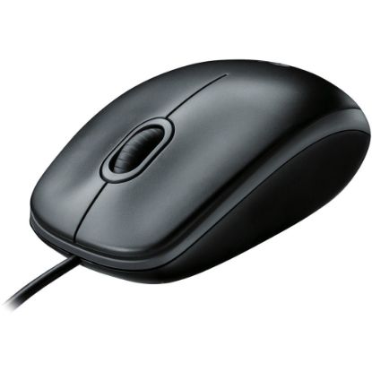 Picture of Logitech B100 Optical USB Mouse, Black