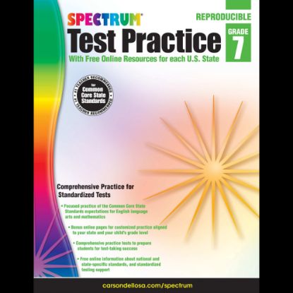 Picture of Spectrum Test Practice Workbook, Grade 7