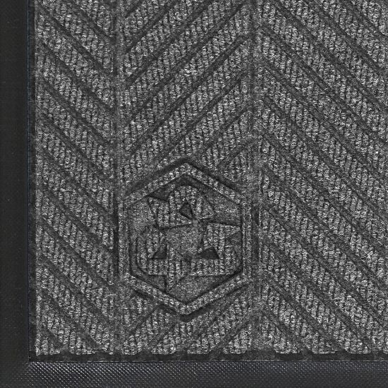 Picture of M+A Matting WaterHog Floor Mat, Max Herringbone, 3ft x 5ft, Gray Ash