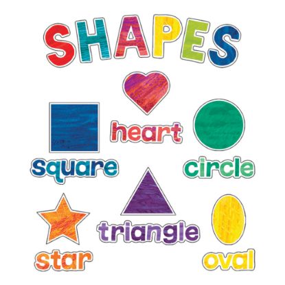 Picture of Carson-Dellosa World Of Eric Carle Shapes Mini Bulletin Board Set