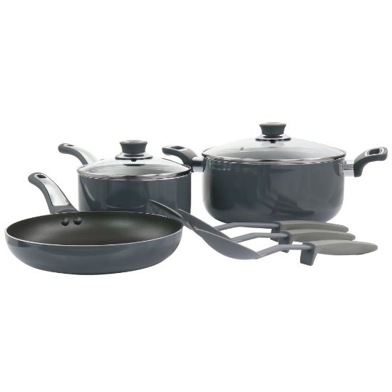 Picture of Oster Legacy 8-Piece Aluminum Non-Stick Cookware Set, Gray