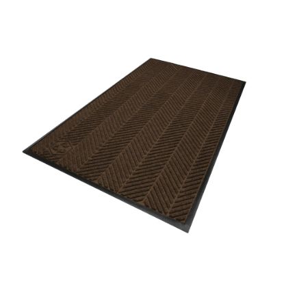 Picture of M+A Matting WaterHog Floor Mat, Max Herringbone, 3ft x 5ft, Chestnut Brown