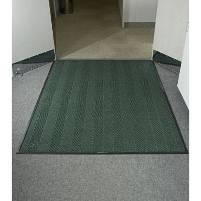 Picture of M+A Matting WaterHog Floor Mat, Max Herringbone, 4ft x 10ft, Southern Pine