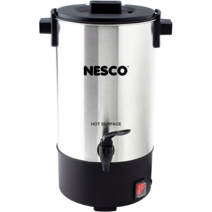 Picture of Nesco 25-Cup Stainless Steel Coffee Urn, 15-1/4in x 9in, Silver