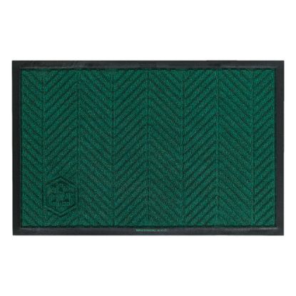 Picture of M+A Matting WaterHog Floor Mat, Max Herringbone, 3ft x 5ft, Southern Pine