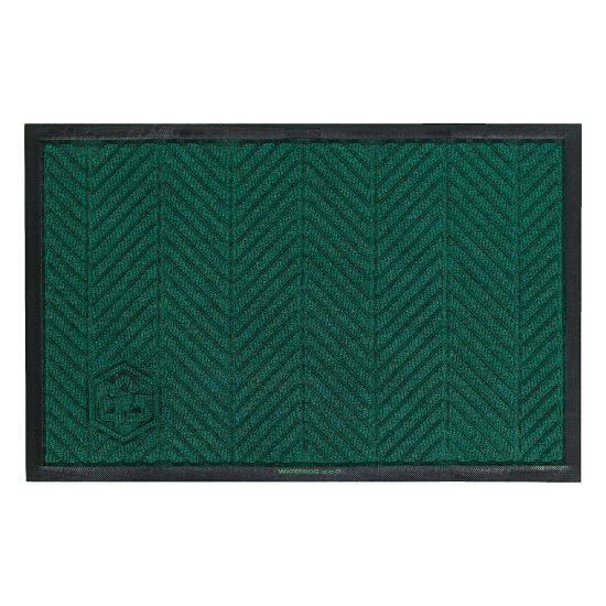 Picture of M+A Matting WaterHog Floor Mat, Max Herringbone, 3ft x 5ft, Southern Pine