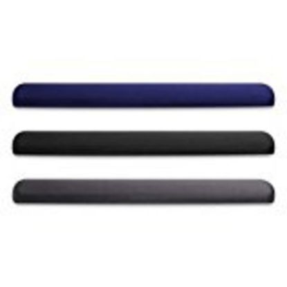 Picture of Compucessory Gel Keyboard Wrist Rest Pads - 19in x 2.87in x 0.75in Dimension - Black - 1 Pack