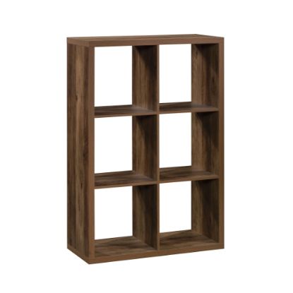 Picture of Sauder Select 44inH 6-Cube Storage Bookcase, Rural Pine