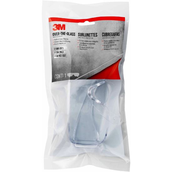 Picture of 3M Over-the-Glass Eyewear Anti-Scratch, 47110H1-DC, Clear, Clear Lens