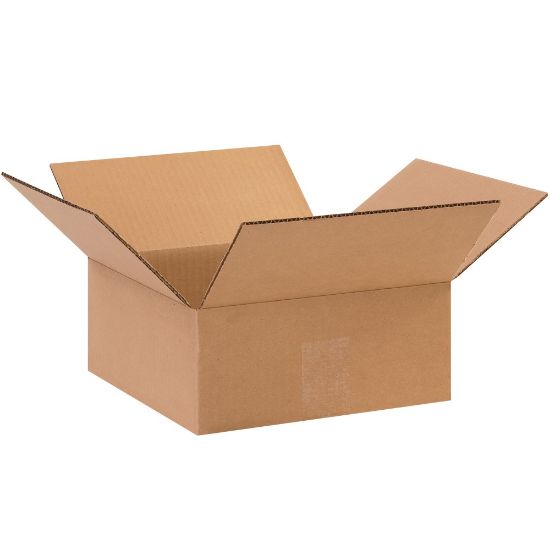 Picture of Partners Brand 2in x 6in x 6in Flat Corrugated Boxes, Kraft Brown, Pack Of 25 Boxes