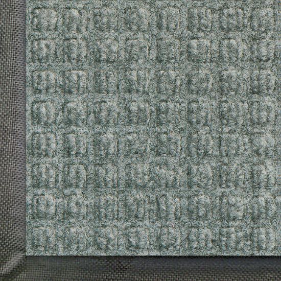 Picture of M+A Matting WaterHog Squares Classic Floor Mat, 4ft x 10ft, Medium Gray