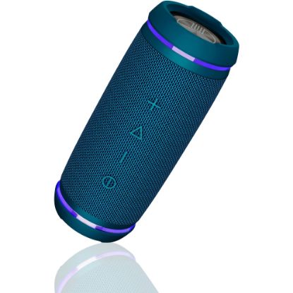 Picture of Treblab HD77 Portable Bluetooth Speaker System - 25 W RMS - Blue - 80 Hz to 16 kHz - Surround Sound - Battery Rechargeable