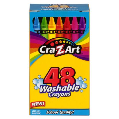 Picture of Cra-Z-Art Washable Classic Crayons, Assorted Colors, Pack Of 48 Crayons