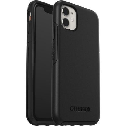 Picture of OtterBox iPhone 11 Symmetry Series Case - For Apple iPhone 11 Smartphone - Black - Drop Resistant - Synthetic Rubber, Polycarbonate - 1 Pack