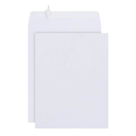 Picture of Office Depot Brand 10in x 13in Catalog Envelopes, Clean Seal, 30% Recycled, White, Box Of 125