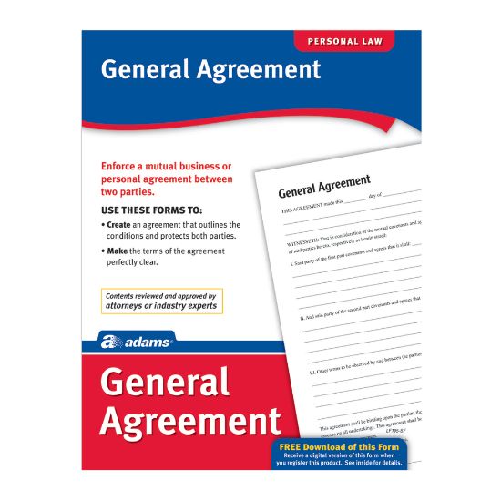 Picture of Adams General Agreement