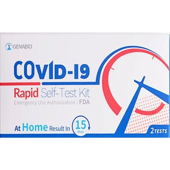 Picture of Genabio COVID-19 At Home Antigen Rapid Tests, Case Of 102 Kits