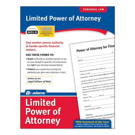 Picture of Adams Limited Power of Attorney