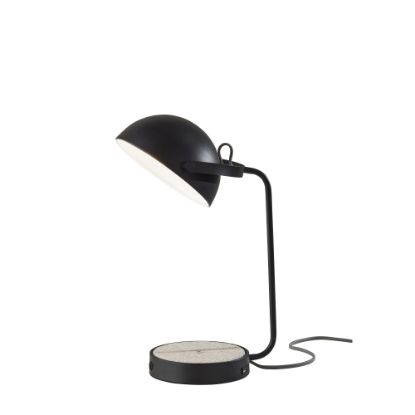 Picture of Adesso Brooks AdessoCharge Desk Lamp, 18inH, Black