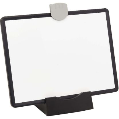 Picture of Tripp Lite Magnetic Dry-Erase Whiteboard with Stand - VESA Mount, 3 Markers (Red/Blue/Black), Black Frame - Whiteboard - rack-mounted - magnetic - mobile - white - black frame