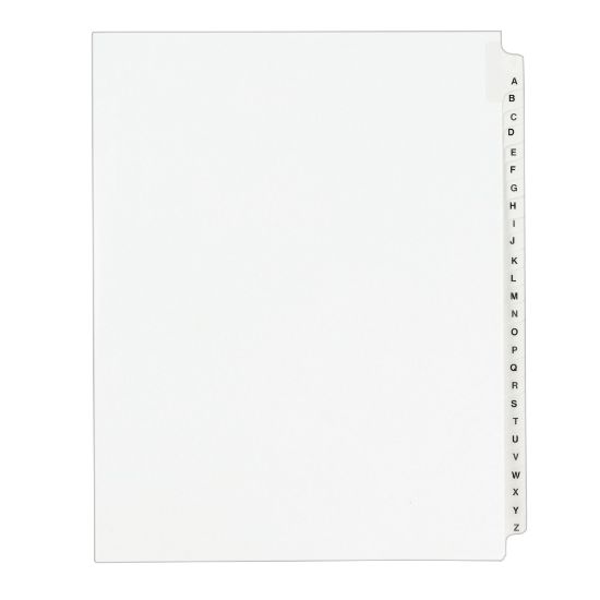 Picture of Avery Standard Collated Legal Dividers, Avery Style, Side-Tab, A-Z, 8 1/2in x 11in