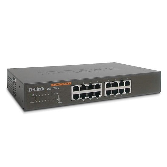 Picture of D-Link DGS-1016D 16-Port 10/100/1000 Rackmount/Desktop Switch