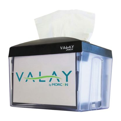 Picture of Morcon Paper Valay Nap Interfolded Napkin Dispenser, 6 1/2inH x 6 1/4inW x 8inD, Black