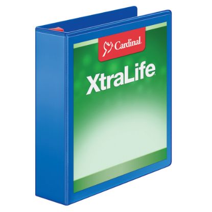 Picture of Cardinal XtraLife Locking Slant-D Ring 3-Ring Binder, 2in D-Rings, Black