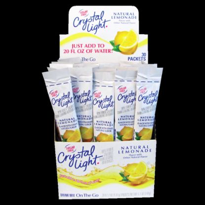 Picture of Crystal Light On The Go Mix Sticks, Lemon, Box Of 30 Packets