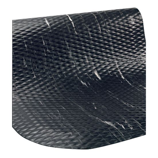 Picture of M+A Matting Hog Heaven Marble Top Floor Mat, 7/8in Thick, 3ft x 5ft, Midnight Swirl