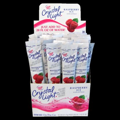 Picture of Crystal Light On The Go Mix Sticks, Raspberry, Box Of 30 Packets