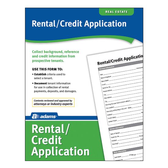 Picture of Adams Rental/Credit Application